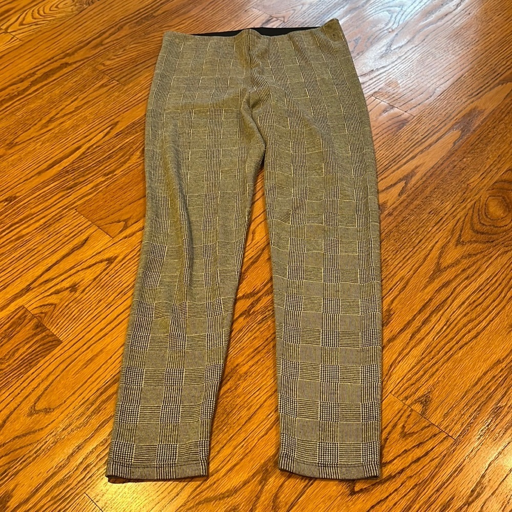 Zara Basic Woman’s Checkerboard Pants Size Us Xl - image 2
